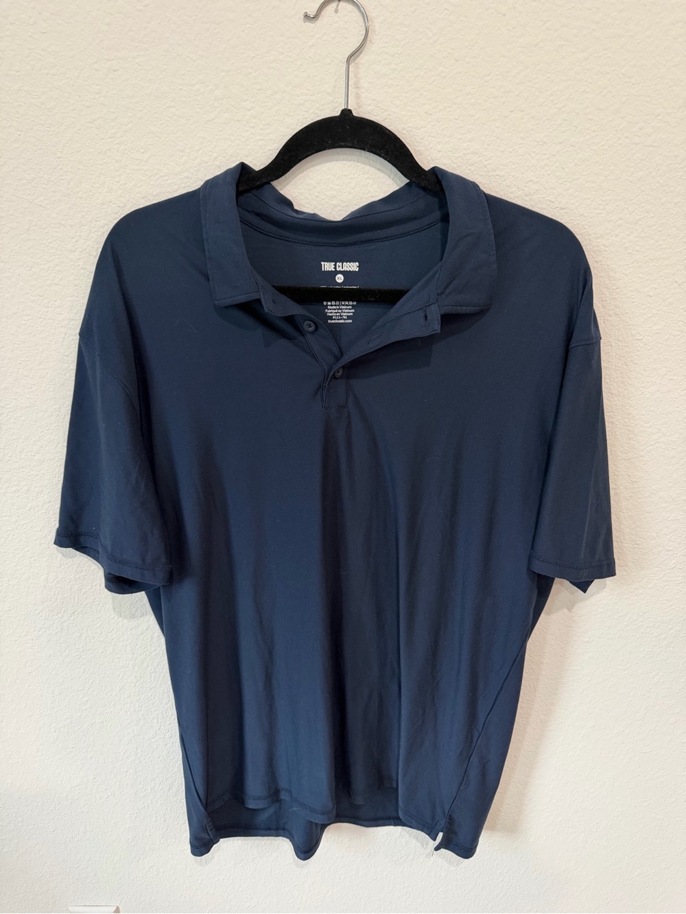 True Classic Men's Navy Performance Polo